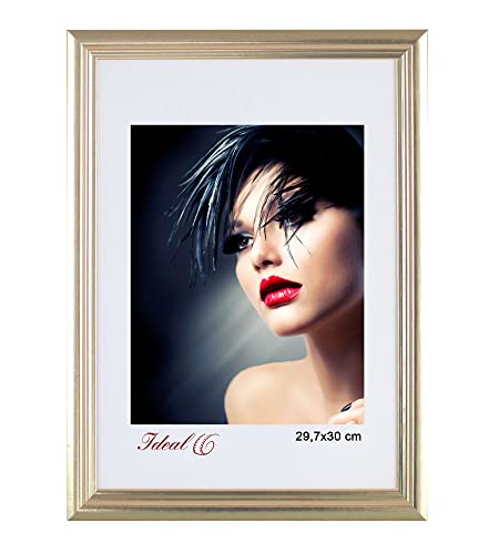 IDEAL TREND Artos Holz Bilderrahmen Acrylglas Plexi Lifestyle Foto Rahmen Collage Wanddeko Poster: Farbe: Gold | Format: 21x29,7 DIN A4 IDEAL TREND Artos Holz Bilderrahmen Acrylglas Plexi Lifestyle Foto Rahmen Collage Wanddeko Poster: Farbe: Gold | Format: 21x29,7 DIN A4 von IDEAL TREND