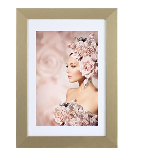 IDEAL TREND Bilderrahmen Holz Rahmen Plexi Acryl Collage Wanddeko Poster quadratisch S215: Farbe: Gold | Format: 40x60 IDEAL TREND Bilderrahmen Holz Rahmen Plexi Acryl Collage Wanddeko Poster quadratisch S215: Farbe: Gold | Format: 40x60 von IDEAL TREND