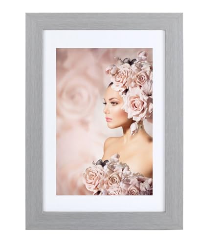 IDEAL TREND Bilderrahmen Holz Rahmen Plexi Acryl Collage Wanddeko Poster quadratisch S215: Farbe: Silber | Format: 30x40 IDEAL TREND Bilderrahmen Holz Rahmen Plexi Acryl Collage Wanddeko Poster quadratisch S215: Farbe: Silber | Format: 30x40 von IDEAL TREND
