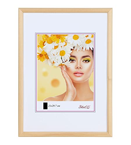 IDEAL TREND EKO Holz Bilderrahmen Foto Rahmen Holzrahmen Wanddeko Collage Poster S236: Farbe: Natur | Format: 20x20 von IDEAL TREND