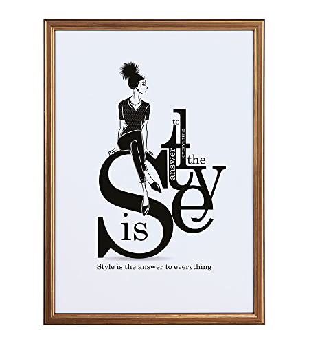 IDEAL TREND EKO Massiv Holz Bilderrahmen Foto Rahmen Holzrahmen Wanddeko Collage Poster S236: Farbe: Gold | Format: 13x18 IDEAL TREND EKO Massiv Holz Bilderrahmen Foto Rahmen Holzrahmen Wanddeko Collage Poster S236: Farbe: Gold | Format: 13x18 von IDEAL TREND