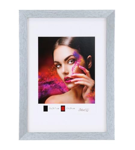 IDEAL TREND Holz Bilderrahmen Lifestyle Plexi Foto Rahmen Collage Wanddeko Poster HR-25: Farbe: Silber | Format: 40x40 IDEAL TREND Holz Bilderrahmen Lifestyle Plexi Foto Rahmen Collage Wanddeko Poster HR-25: Farbe: Silber | Format: 40x40 von IDEAL TREND