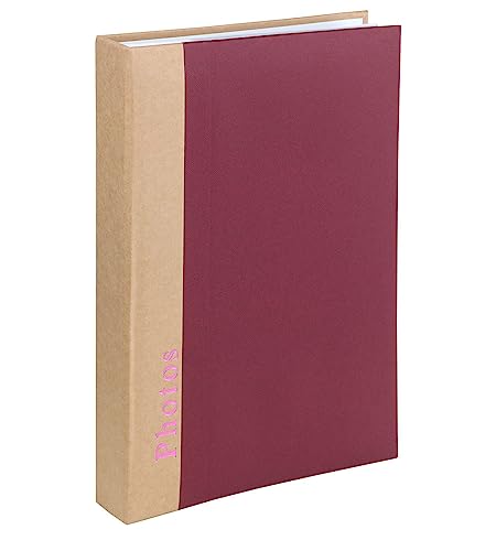 Ideal Chapter Einsteckalbum für 300 Fotos in 10x15 cm Foto Album mit Farbauswahl: Farbe: Bordeaux von IDEAL TREND