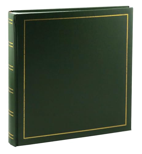 Tradition Fotoalbum in 30x30 cm 100 Seiten Jumbo Fotoalbum Buchalbum: Farbe: Grün von IDEAL TREND