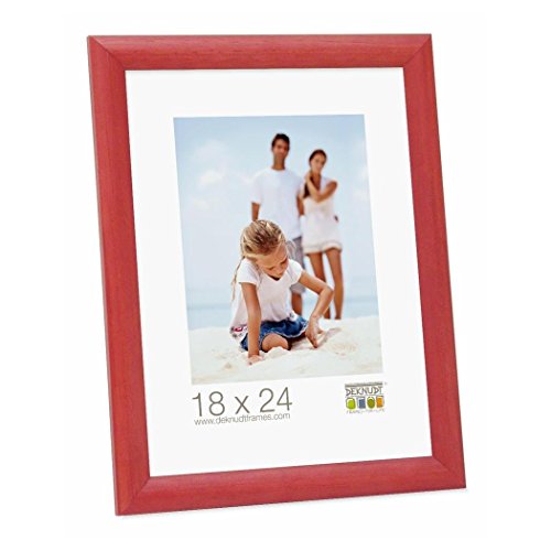 Ideal Deknudt Frames S40CL4 Bilderrahmen, Holz, 30 x 40 cm, Rot von Deknudt Frames