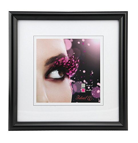 Ideal Quadratischer Holz-Fotorahmen mit klarem Glas Foto Rahmen Bilderrahmen Photoframe: Farbe: Schwarz | Format: 30x30 Ideal Quadratischer Holz-Fotorahmen mit klarem Glas Foto Rahmen Bilderrahmen Photoframe: Farbe: Schwarz | Format: 30x30 von Ideal