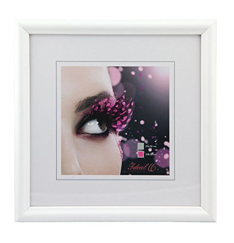 Ideal Quadratischer Holz-Fotorahmen mit klarem Glas Foto Rahmen Bilderrahmen Photoframe: Farbe: Weiß | Format: 20x20 Ideal Quadratischer Holz-Fotorahmen mit klarem Glas Foto Rahmen Bilderrahmen Photoframe: Farbe: Weiß | Format: 20x20 von Ideal