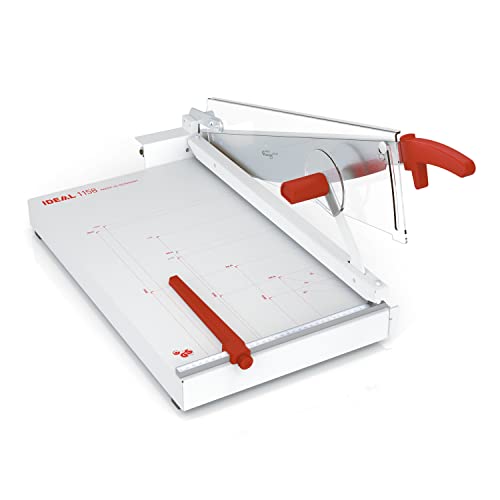 Ideal 1158 Schneidemaschine, Hebelschneider, Papierschneider (356 x 604 mm, Schnittlänge 580 mm, 40 Blatt Kapazität) von IDEAL