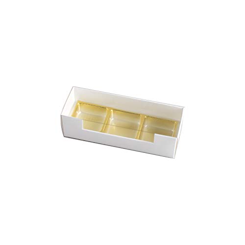 IDEE & WERK Pralinenstange - für 3 Pralinen - weiß glänzend | DIY Pralinen | Pralinen verpacken von IDEE & WERK