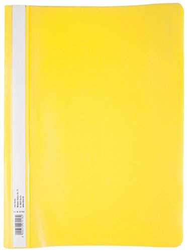 10 Schnellhefter DIN A4 / PP / extra stark / Farbe: gelb 10 Schnellhefter DIN A4 / PP / extra stark / Farbe: gelb von IDENA