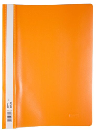 10 Schnellhefter DIN A4 / PP / extra stark / Farbe: orange von IDENA