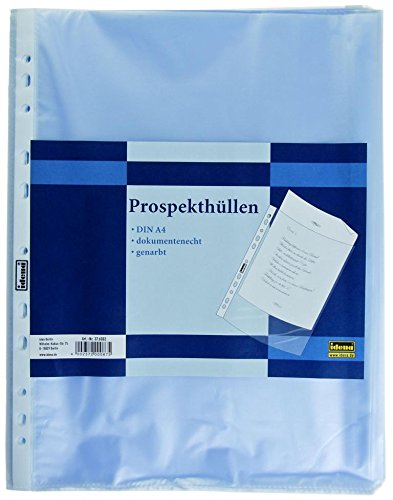 1000 Prospekthüllen/DIN A4 Klarsichthüllen 1000 Prospekthüllen/DIN A4 Klarsichthüllen von IDENA