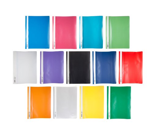 13 Schnellhefter DIN A4 / PP / extra stark / 13 Farben 13 Schnellhefter DIN A4 / PP / extra stark / 13 Farben von IDENA