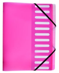 Ordnungsmappe / Dokumentenmappe / für DIN A4 / mit 12 Taben / Farbe: pink Ordnungsmappe / Dokumentenmappe / für DIN A4 / mit 12 Taben / Farbe: pink von IDENA