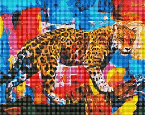 IDEYKA Diamond Painting - Leuchtender Leopard 40х50 cm,Diamant-Kunst-Malsets für Erwachsene .DIY-Bastelsets IDEYKA Diamond Painting - Leuchtender Leopard 40х50 cm,Diamant-Kunst-Malsets für Erwachsene .DIY-Bastelsets von IDEYKA