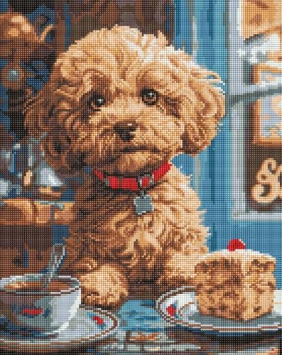 IDEYKA Diamond Painting - Maltipoo im Kaffeehaus art_selena_ua 40х50 cm,Diamant-Kunst-Malsets für Erwachsene .DIY-Bastelsets IDEYKA Diamond Painting - Maltipoo im Kaffeehaus art_selena_ua 40х50 cm,Diamant-Kunst-Malsets für Erwachsene .DIY-Bastelsets von IDEYKA