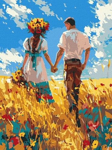 IDEYKA Ein Spaziergang der Liebenden - Malen nach Zahlen für Erwachsene, einfaches Acryl-Malen nach Zahlen für Erwachsene, malen nach zahlen erwachsene mit rahmen,DIY-als Geschenk, 30х40cm IDEYKA Ein Spaziergang der Liebenden - Malen nach Zahlen für Erwachsene, einfaches Acryl-Malen nach Zahlen für Erwachsene, malen nach zahlen erwachsene mit rahmen,DIY-als Geschenk, 30х40cm von IDEYKA
