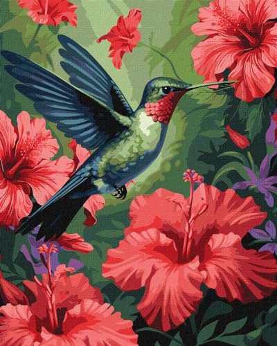 IDEYKA In einem paradiesischen Garten - Malen nach Zahlen für Erwachsene, einfaches Acryl-Malen nach Zahlen für Erwachsene, malen nach zahlen erwachsene mit rahmen,DIY-als Geschenk, 40х50cm IDEYKA In einem paradiesischen Garten - Malen nach Zahlen für Erwachsene, einfaches Acryl-Malen nach Zahlen für Erwachsene, malen nach zahlen erwachsene mit rahmen,DIY-als Geschenk, 40х50cm von IDEYKA