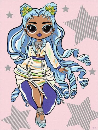 IDEYKA Malen nach Zahlen - L.O.L. Surprise! O.M.G. Fashion show Missy Frost Malen nach Zahlen für Kinder, einfaches Acryl-Malen nach Zahlen für Erwachsene, mit rahmen,DIY, 30х40 cm IDEYKA Malen nach Zahlen - L.O.L. Surprise! O.M.G. Fashion show Missy Frost Malen nach Zahlen für Kinder, einfaches Acryl-Malen nach Zahlen für Erwachsene, mit rahmen,DIY, 30х40 cm von IDEYKA