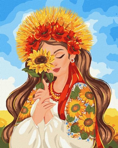 IDEYKA Sonnenstrahl - Malen nach Zahlen für Erwachsene, einfaches Acryl-Malen nach Zahlen für Erwachsene, malen nach zahlen erwachsene mit rahmen,DIY-Malen nach Zahlen als Geschenk, 40х50cm IDEYKA Sonnenstrahl - Malen nach Zahlen für Erwachsene, einfaches Acryl-Malen nach Zahlen für Erwachsene, malen nach zahlen erwachsene mit rahmen,DIY-Malen nach Zahlen als Geschenk, 40х50cm von IDEYKA