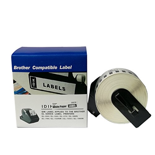 IDIK Generisches DK-22214 Label 12mm * 30,48 M Kontinuierliche Kompatibel für Brother Drucker QL-570/700 Alle Enthalten kunststoff Halter IDIK Generisches DK-22214 Label 12mm * 30,48 M Kontinuierliche Kompatibel für Brother Drucker QL-570/700 Alle Enthalten kunststoff Halter von IDIK