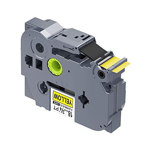 IDIK kompatibel für Brother Ptouch Etikett Schwarz auf Gelb TZe-FX641 TZ-FX641 18mm Laminiert Label Bänder für P-touch Label drucker IDIK kompatibel für Brother Ptouch Etikett Schwarz auf Gelb TZe-FX641 TZ-FX641 18mm Laminiert Label Bänder für P-touch Label drucker von IDIK
