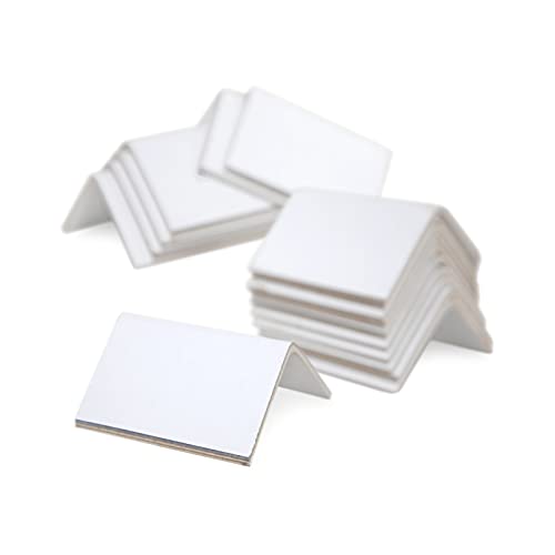 IDL Packaging Kantenschutz aus Karton 5,1 x 5,1 x 7,6 cm, 50 Stück, Weiß, 0,3 cm dick - V-Board Kantenschutz für Paletten - Regelmäßige Kartonecken für den Versand - Nachhaltige Verpackung von IDL Packaging