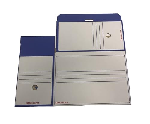 IDMENAGE OFFICE DEPOT ARCHIVKÄSTEN WEISS UND BLAU 335 X 100 X 245 MM LOT: 25 IDMENAGE OFFICE DEPOT ARCHIVKÄSTEN WEISS UND BLAU 335 X 100 X 245 MM LOT: 25 von IDMENAGE
