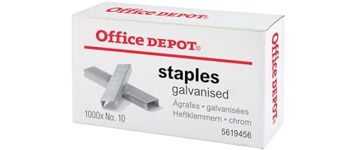 Staples Office Depot 21/4 5619357 Silbergewinde 1.500 Heftklammern von IDMENAGE