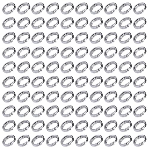 IDNVFY 100 Stück Mini -Ringe, Schlüsselkettenringe, Kleine Schlüsselringe, Schlüsselkettenringe Und Schlüsselzubehör. IDNVFY 100 Stück Mini -Ringe, Schlüsselkettenringe, Kleine Schlüsselringe, Schlüsselkettenringe Und Schlüsselzubehör. von IDNVFY