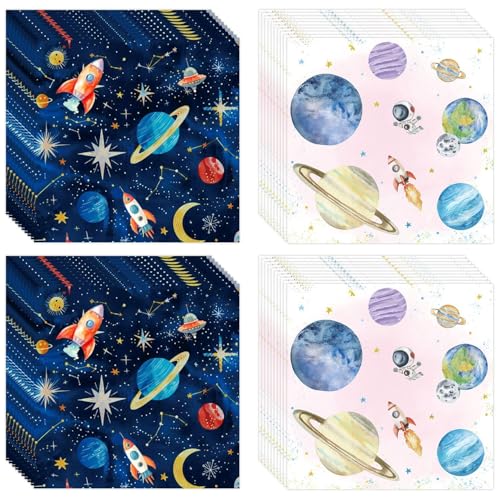 IDNVFY 40 Blätter Von Taschentüchern des Planetenuniversums, Kinderservietten, Servietten Für Partypapier, Servietten Der Tischdekoration, Partydekoration. IDNVFY 40 Blätter Von Taschentüchern des Planetenuniversums, Kinderservietten, Servietten Für Partypapier, Servietten Der Tischdekoration, Partydekoration. von IDNVFY