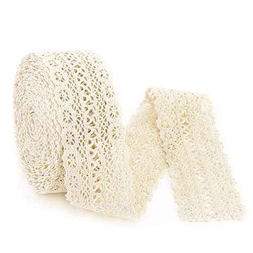 IDONGCAI Baumwolle Häkelspitze Einfassung Borte Band Baumwolle Häkeln Elfenbein Spitzenkante Trim Band Handwerk Vintage Hochzeit Dekoration Spitze Verschiedene Muster Spitzenband Vintage Spitze Stoff IDONGCAI Baumwolle Häkelspitze Einfassung Borte Band Baumwolle Häkeln Elfenbein Spitzenkante Trim Band Handwerk Vintage Hochzeit Dekoration Spitze Verschiedene Muster Spitzenband Vintage Spitze Stoff von IDONGCAI