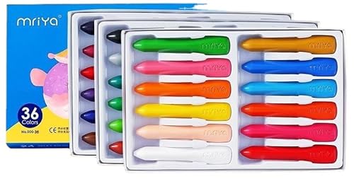 IFGSEQQQ Buntstifte berühren nicht die Hände, waschbares Malzubehör (Dreiecksmalstift, 24 Farben, 3 Farbbücher (48 Seiten) + 1 Bleistift (24 Farben + 3 Farbbücher (48 Seiten) + 1 Bleistift von IFGSEQQQ