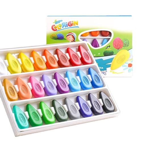 IFGSEQQQ Handfreie Buntstifte für Kinder, Ölpastellkreiden, nicht schmutzig, handbemalt, Sicherheitsmalstifte. (Wassertropfen-Malstift in 48 Farben + Aufbewahrungsflasche + Bilderbuch * 5? Geben Sie IFGSEQQQ Handfreie Buntstifte für Kinder, Ölpastellkreiden, nicht schmutzig, handbemalt, Sicherheitsmalstifte. (Wassertropfen-Malstift in 48 Farben + Aufbewahrungsflasche + Bilderbuch * 5? Geben Sie von IFGSEQQQ