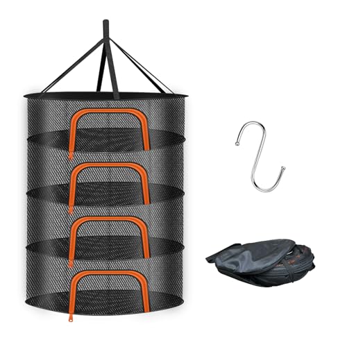 IFX24 Trockennetz Kräuter, 4-Tiers, 6-Tiers, 8-Tiers Kräuternetz zum Trocknen - Collapsible Trocknungsnetz für Kräuter, Blumen, Früchte, Samen und Gemüse IFX24 Trockennetz Kräuter, 4-Tiers, 6-Tiers, 8-Tiers Kräuternetz zum Trocknen - Collapsible Trocknungsnetz für Kräuter, Blumen, Früchte, Samen und Gemüse von IFX24