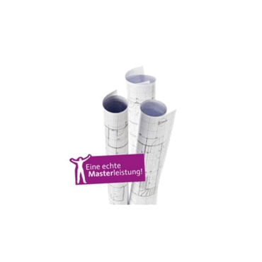 igepa Plotterpapier MasterJet Pro matt 914mmx45m 90g/m² matt weiß. von igepa