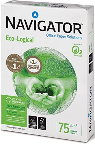 Igepa 82467B75B Kopierpapier Navigator Eco Logical Din A3 Brief und Geschäftspapier von IGEPA