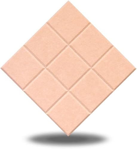 Filz-Pinnwand, Pinnwand, Pinnwände, Filz-Pinnwandfliesen, Memo-Pinnwandquadrate ohne Bohren von Löchern for die Wanddekoration im Homeoffice oder Klassenzimmer(Cinnamon) von IGGLL