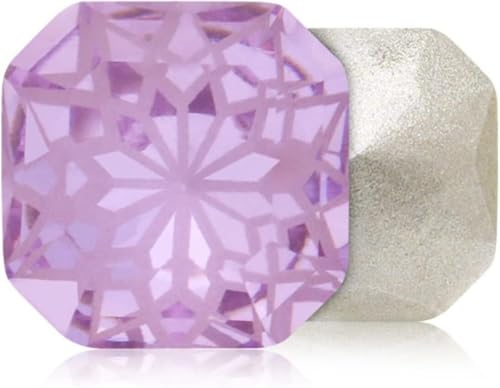 Hotfix Strass, angenäht Strass, quadratisch Bergkristall DIY Bekleidung und Zubehör Glas Steine Schmuckherstellung lose Perlen Stein (10,14 mm 28 Stk.) von IGGLL