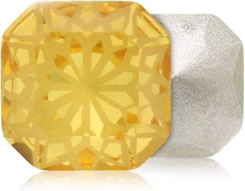 Hotfix-Strasssteine, zum Aufnähen, quadratischer Strass-Kristallstein, DIY, Kleidung und Accessoires, Glassteine, Schmuckherstellung, lose Perlen, 4,10 mm, 45 Stück von IGGLL