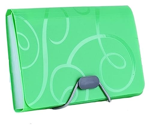 Plastikhüllen, Plastikordner for Dokumente, A6 Fächermappe Organtasche Wasserdichter Aktenbeutel Organizer Datenbuch Aktentasche Rechnungsordner(Bianco) von IGGLL