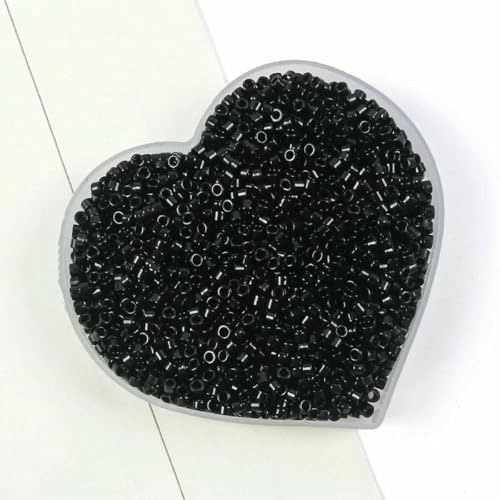 Röhren-Abstandshalterperlen, Glasröhrenperlen, 10 g, 2,5 mm, Röhrenperlen, mehrere Farben, Glasperlen for die Herstellung von DIY-Schmuck, Nadelarbeiten, Nähen, Kleidungszubehör(02) von IGGLL
