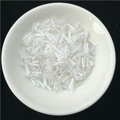 Röhren-Abstandshalterperlen, Glasröhrenperlen, 10 g/240 Stück, Größe 2 x 6 mm, gedrehte Glasröhrenperlen, lose Samen, Abstandshalterperlen, Leptospira-Perlen zur Schmuckherstellung, DIY-Kleidungsstück Röhren-Abstandshalterperlen, Glasröhrenperlen, 10 g/240 Stück, Größe 2 x 6 mm, gedrehte Glasröhrenperlen, lose Samen, Abstandshalterperlen, Leptospira-Perlen zur Schmuckherstellung, DIY-Kleidungsstück von IGGLL