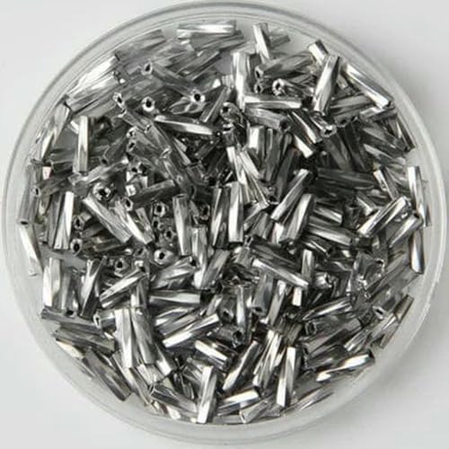 Röhren-Abstandshalterperlen, Glasröhrenperlen, 10 g/240 Stück, Größe 2 x 6 mm, gedrehte Glasröhrenperlen, lose Samen, Abstandshalterperlen, Leptospira-Perlen zur Schmuckherstellung, DIY-Kleidungsstück Röhren-Abstandshalterperlen, Glasröhrenperlen, 10 g/240 Stück, Größe 2 x 6 mm, gedrehte Glasröhrenperlen, lose Samen, Abstandshalterperlen, Leptospira-Perlen zur Schmuckherstellung, DIY-Kleidungsstück von IGGLL