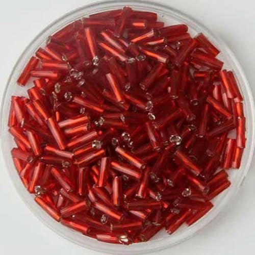 Röhren-Abstandshalterperlen, Glasröhrenperlen, 10 g/240 Stück, Größe 2 x 6 mm, gedrehte Glasröhrenperlen, lose Samen, Abstandshalterperlen, Leptospira-Perlen zur Schmuckherstellung, DIY-Kleidungsstück Röhren-Abstandshalterperlen, Glasröhrenperlen, 10 g/240 Stück, Größe 2 x 6 mm, gedrehte Glasröhrenperlen, lose Samen, Abstandshalterperlen, Leptospira-Perlen zur Schmuckherstellung, DIY-Kleidungsstück von IGGLL