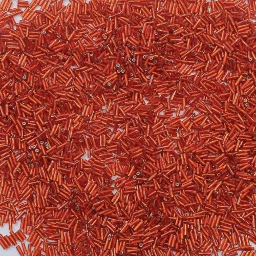 Röhren-Abstandshalterperlen, Glasröhrenperlen, 300 Stück, 2 x 6 mm, gedrehte Röhrenperlen, lose Glasperlen, Abstandshalterröhren, Schmuckperlen for Nähen von Stoffen, DIY-Herstellung von Nähzubehör(Or Röhren-Abstandshalterperlen, Glasröhrenperlen, 300 Stück, 2 x 6 mm, gedrehte Röhrenperlen, lose Glasperlen, Abstandshalterröhren, Schmuckperlen for Nähen von Stoffen, DIY-Herstellung von Nähzubehör(Or von IGGLL