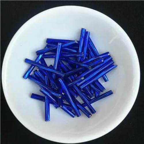 Röhren-Abstandshalterperlen, Glasröhrenperlen, 36 Stück/Los, 2,5 mm x 25 mm, gedrehte tschechische Saat-Abstandshalterperlen, Röhrenperlen, DIY-Schmuckherstellung/Nähzubehör for Damenbekleidung(Dark B Röhren-Abstandshalterperlen, Glasröhrenperlen, 36 Stück/Los, 2,5 mm x 25 mm, gedrehte tschechische Saat-Abstandshalterperlen, Röhrenperlen, DIY-Schmuckherstellung/Nähzubehör for Damenbekleidung(Dark B von IGGLL