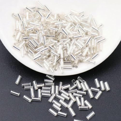 Röhren-Abstandshalterperlen, Glasröhrenperlen, 600/900 Stück, 2 x 4,0 mm, 2 x 6 mm, Charm-Perlen aus tschechischem Glas, zylindrische Röhren-Abstandshalter for DIY-Glasperlen, Kristallkleidherstellung Röhren-Abstandshalterperlen, Glasröhrenperlen, 600/900 Stück, 2 x 4,0 mm, 2 x 6 mm, Charm-Perlen aus tschechischem Glas, zylindrische Röhren-Abstandshalter for DIY-Glasperlen, Kristallkleidherstellung von IGGLL