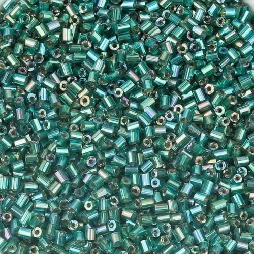 Röhren-Abstandsperlen, Glasröhrenperlen, 1000/5000 Stück, 2 mm, AB-Farbe, kurze Röhren-Glasperlen, Glassamen for die Schmuckherstellung, lose Abstandsperlen, DIY-Armband, Halskette(Light Green,2mm 100 Röhren-Abstandsperlen, Glasröhrenperlen, 1000/5000 Stück, 2 mm, AB-Farbe, kurze Röhren-Glasperlen, Glassamen for die Schmuckherstellung, lose Abstandsperlen, DIY-Armband, Halskette(Light Green,2mm 100 von IGGLL