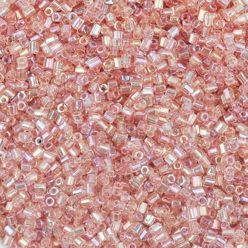 Röhren-Abstandsperlen, Glasröhrenperlen, 1100–5000 Stück 2 mm AB-Farbperlen, röhrenförmige Glasperlensamen zur Schmuckherstellung, lose Abstandsperlen, DIY-Armband-Halskette(Light Pink,2mm 1100pcs bot Röhren-Abstandsperlen, Glasröhrenperlen, 1100–5000 Stück 2 mm AB-Farbperlen, röhrenförmige Glasperlensamen zur Schmuckherstellung, lose Abstandsperlen, DIY-Armband-Halskette(Light Pink,2mm 1100pcs bot von IGGLL